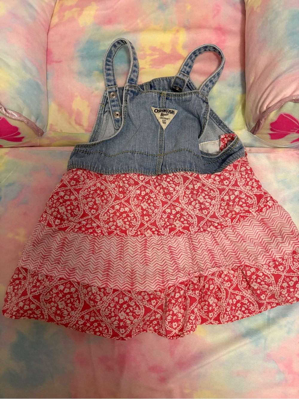 OshKosh B'gosh Light Denim Overall Dress